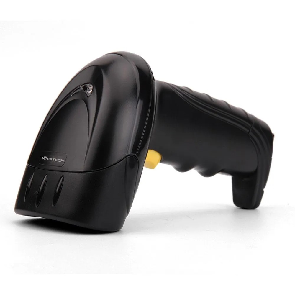 LEITOR DE CODIGO DE BARRAS S/FIO C3TECH 1D LEITURA DE DANFE - LB-